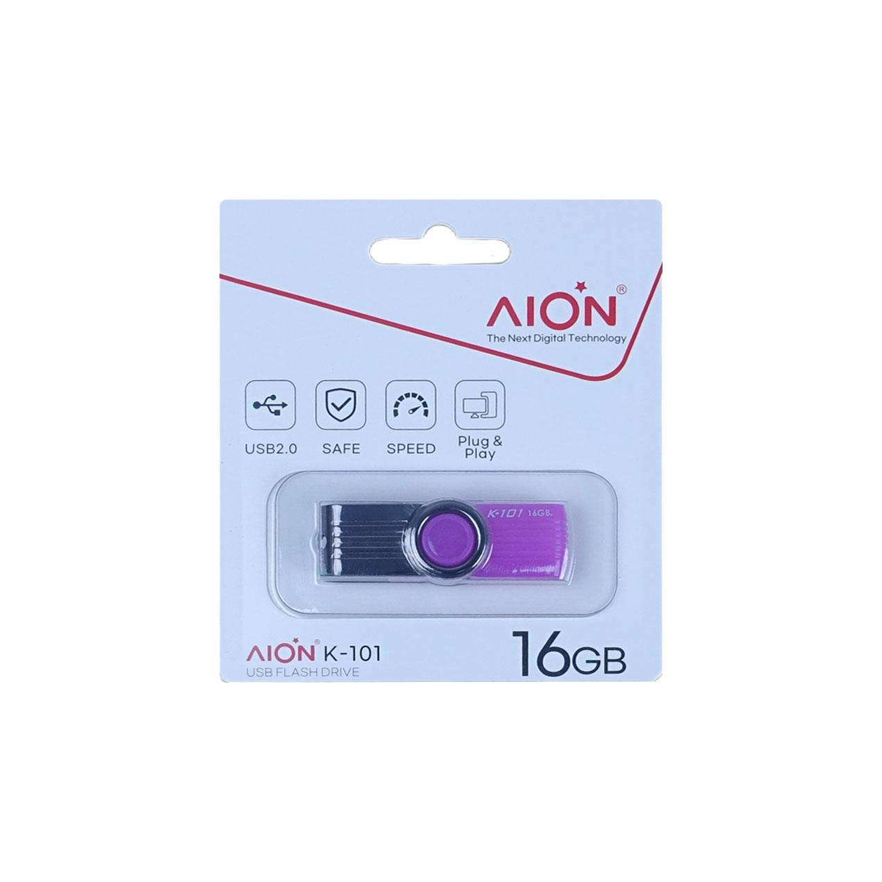 MEMORIA USB AION 16GB K101 PLASTICO COLOR  ROSA