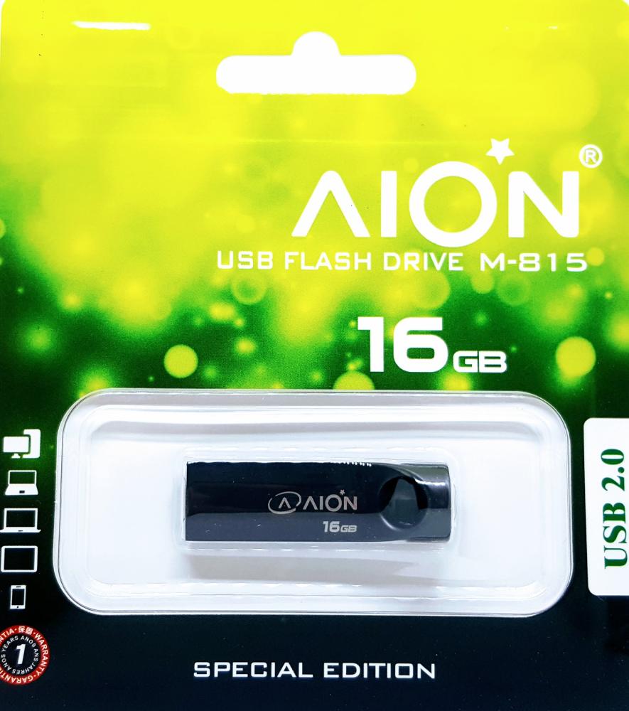 MEMORIA USB AION 16GB M815 METAL NON-GLOSSY-CHROME