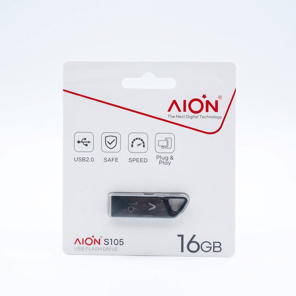 MEMORIA USB AION 16GB S105 2.0 METALICA