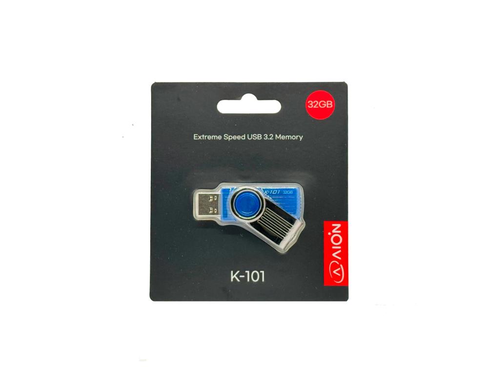 MEMORIA USB AION 32GB K101 3.2 PLASTICO COLOR  AZUL