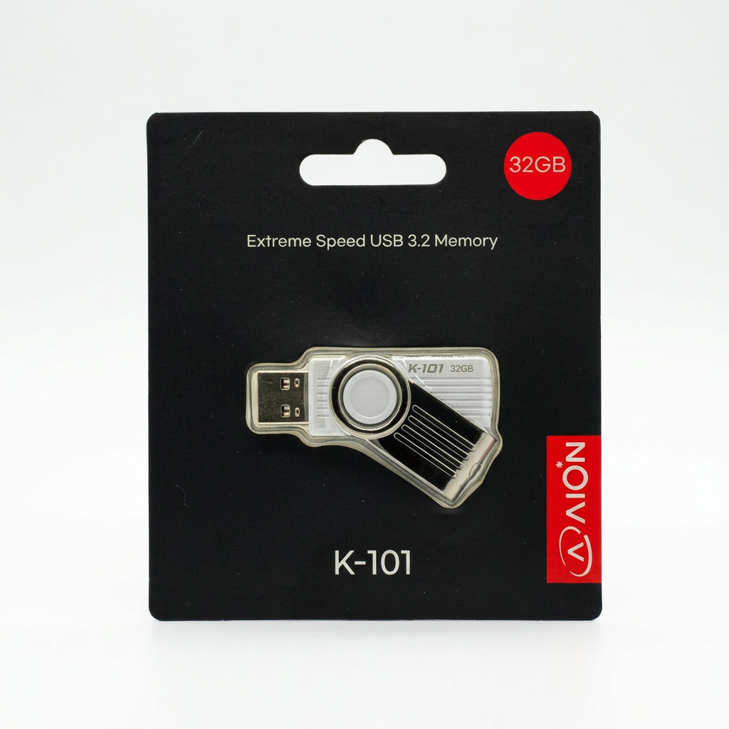 MEMORIA USB AION 32GB K101 3.2 PLASTICO COLOR  BLANCO