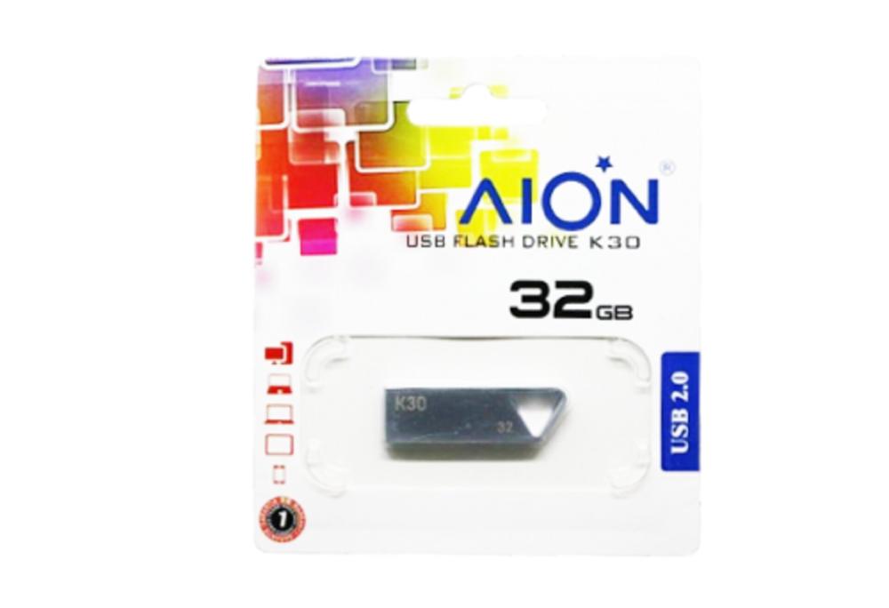 MEMORIA USB AION 32GB K30 NON-GLOSSY-SILVER