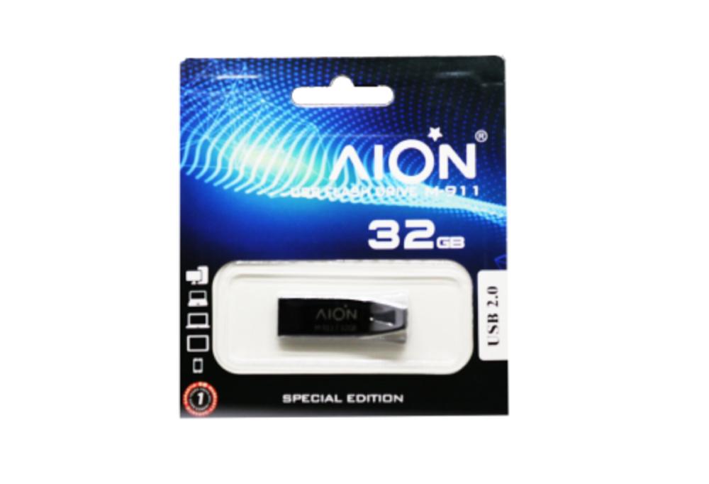 MEMORIA USB AION 32GB M911 METAL-NON-GLOSSY SILVER
