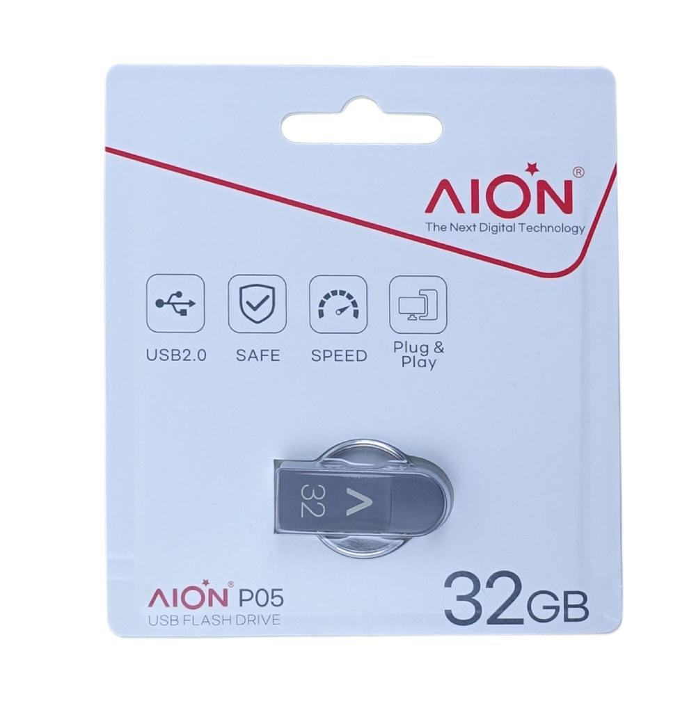 MEMORIA USB  AION 32GB P05 2.0 METALICA LLAVERO