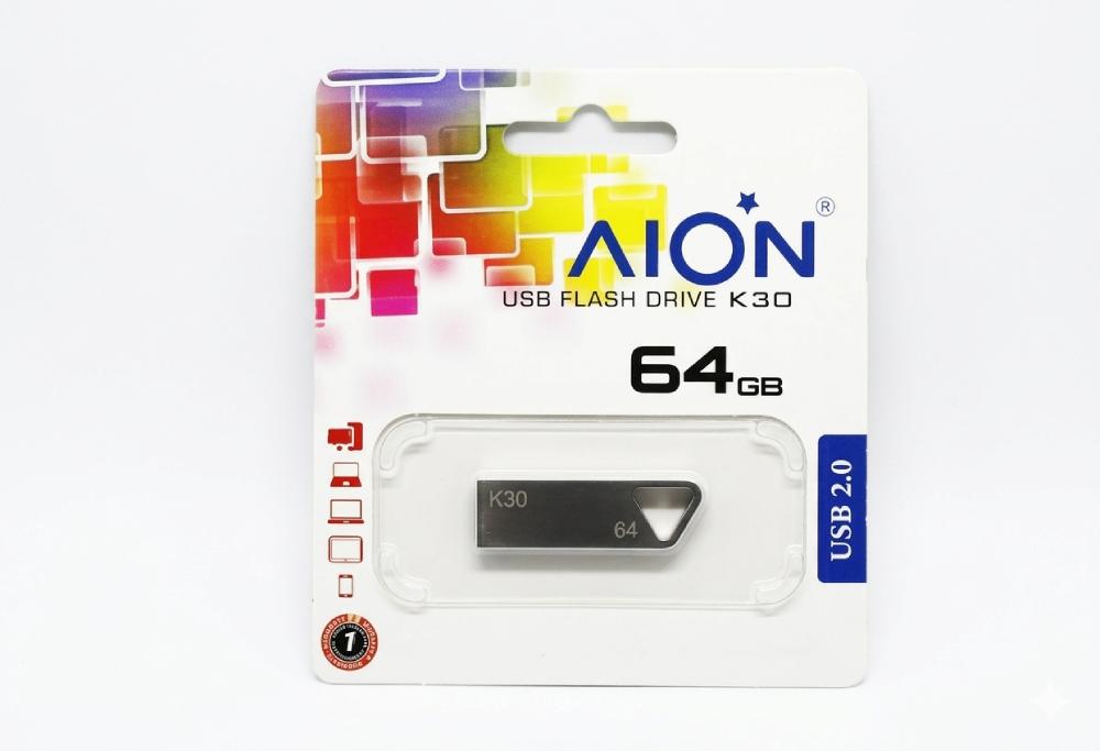 MEMORIA USB AION 64GB K30 METAL NON-GLOSSY-CHROME