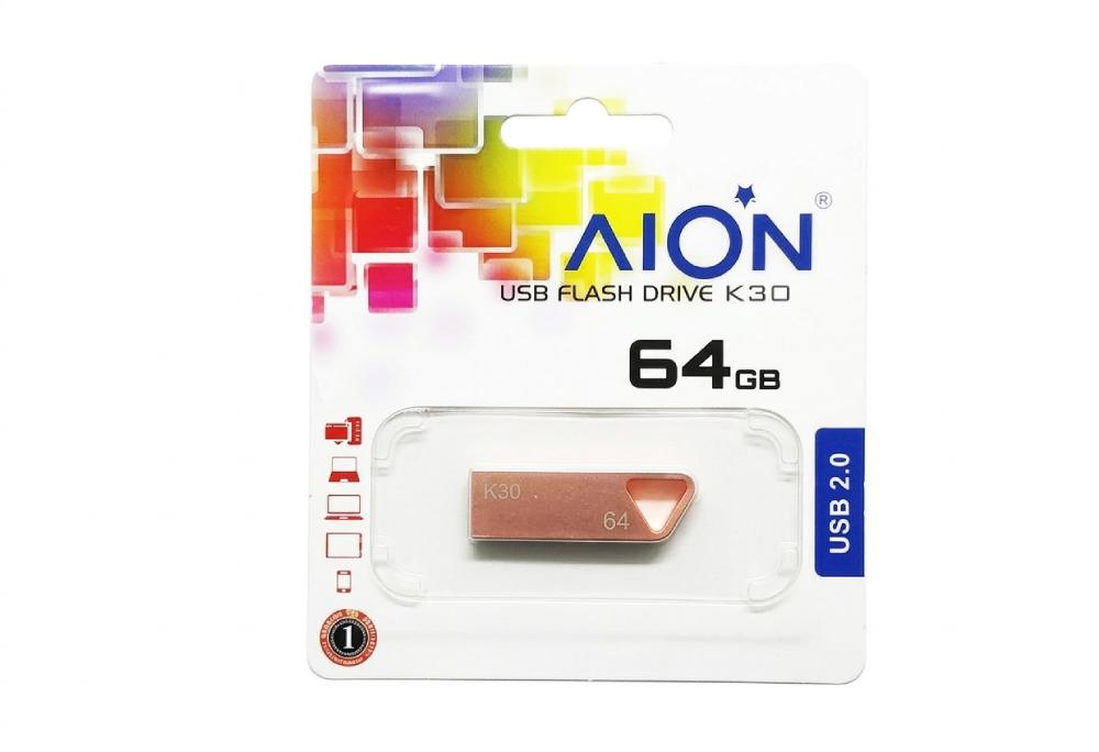 MEMORIA USB AION 64GB K30 METAL ROSY GOLD