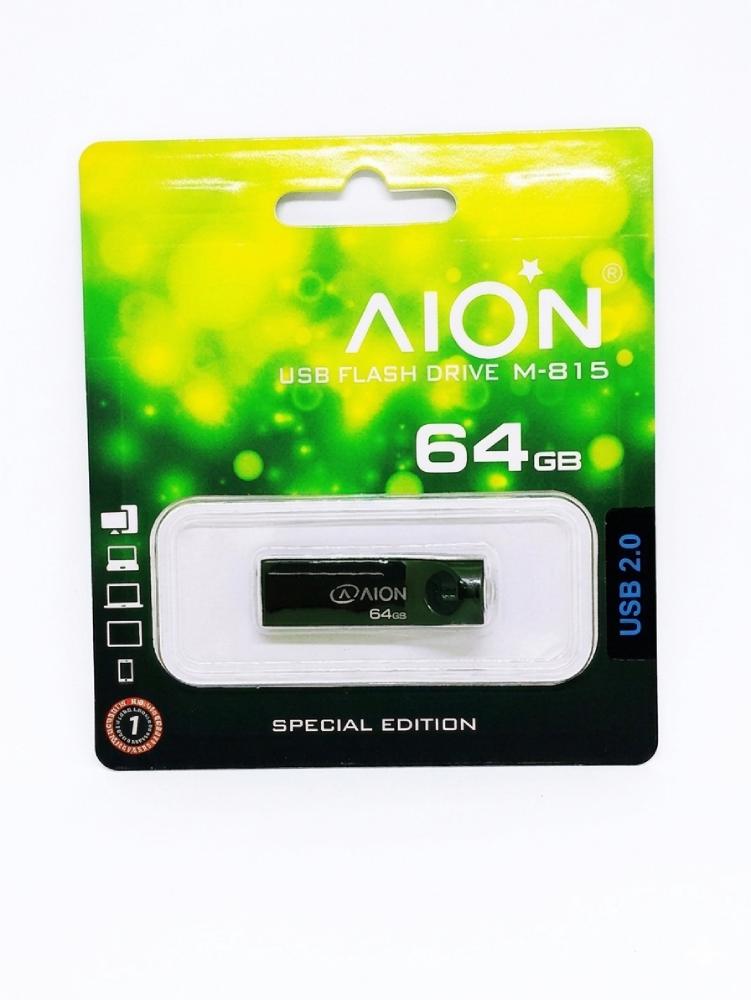 MEMORIA USB AION 64GB M815 METAL GLOSSY-CHROME