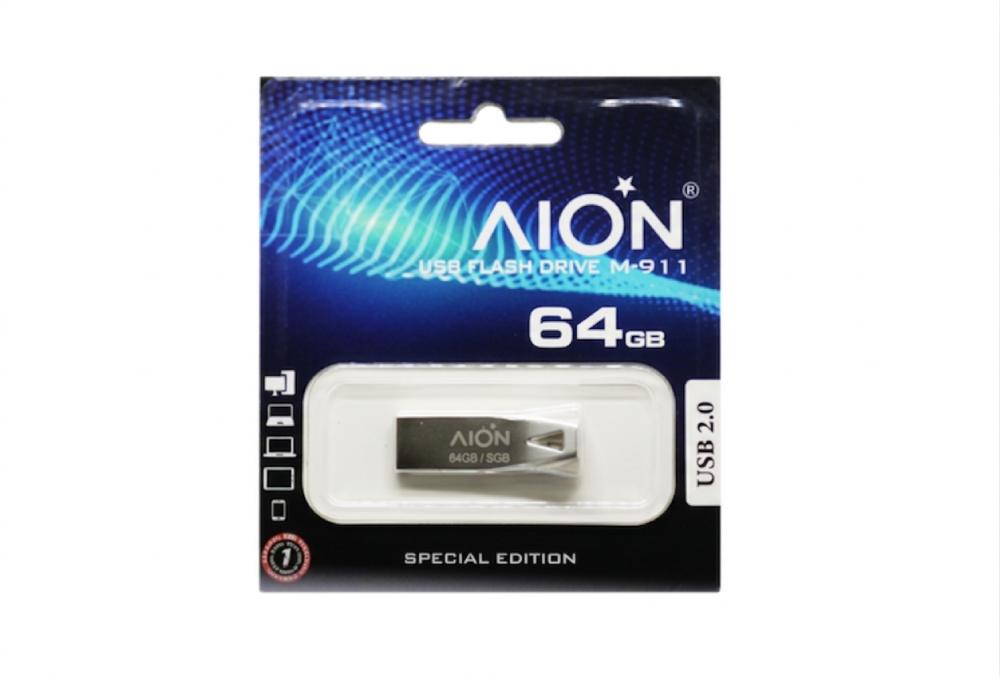 MEMORIA USB AION 64GB  M911 METAL-GLOSSY CHROME