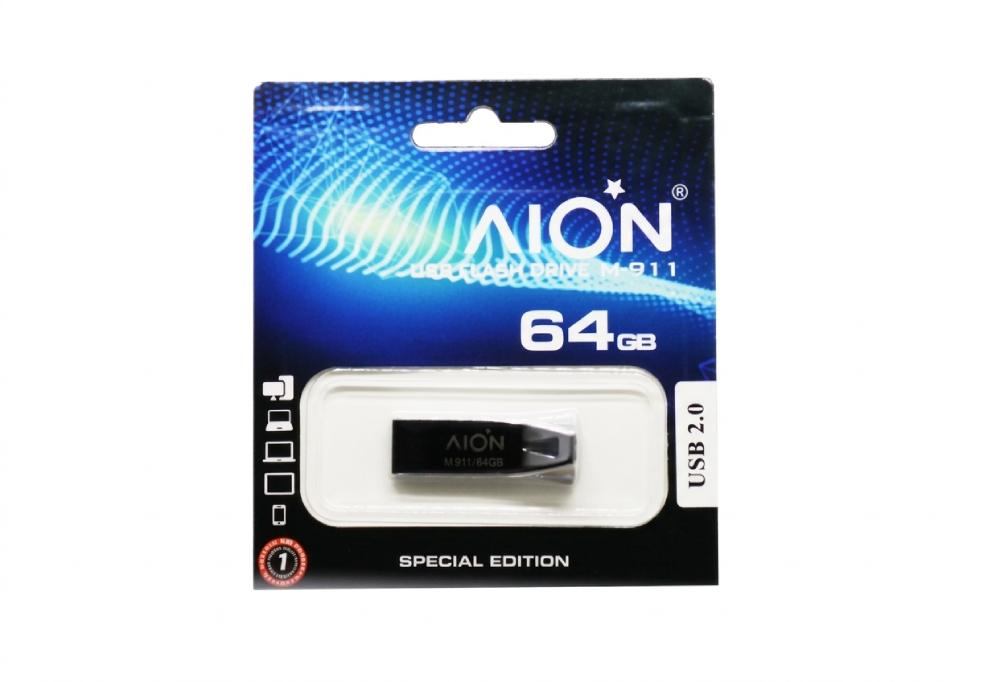 MEMORIA USB AION 64GB  M911 METAL-NON GLOSY CHROME