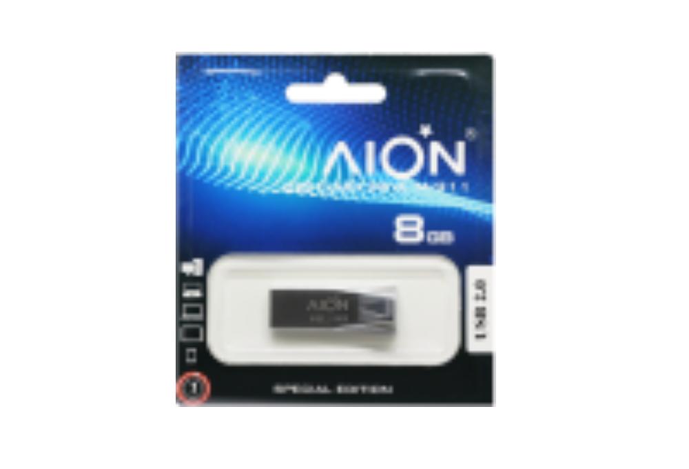 MEMORIA USB AION 8GB  M911 METAL-NON-GLOSSY SILVER