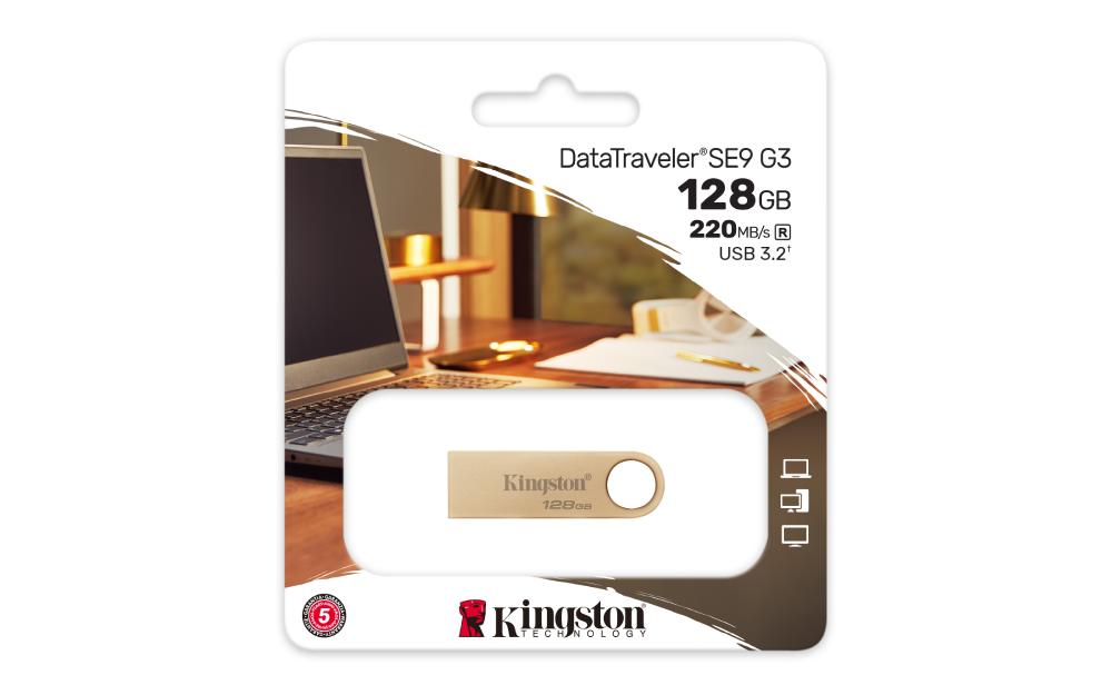 MEMORIA KINGSTON SE9 G3 128GB 3.2 200/100 SEG