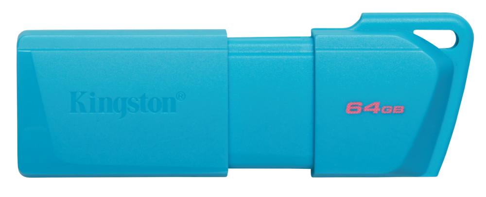 MEMORIA USB  KINGSTON 64 GB EXODIA M-AZUL