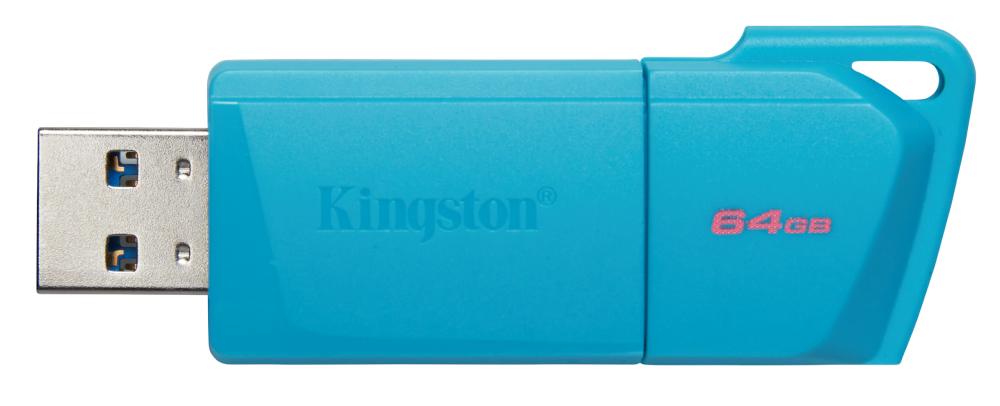 MEMORIA USB  KINGSTON 64 GB EXODIA M-AZUL