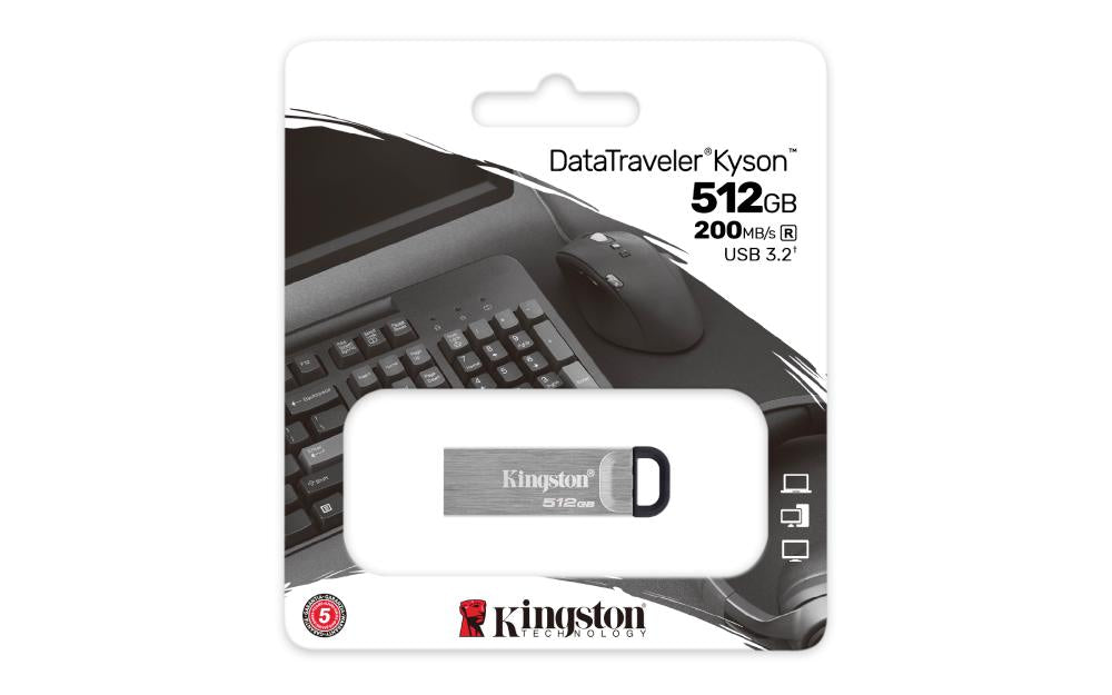 MEMORIA USB KINGSTON KYSON 512 GB 200MBS 3.2