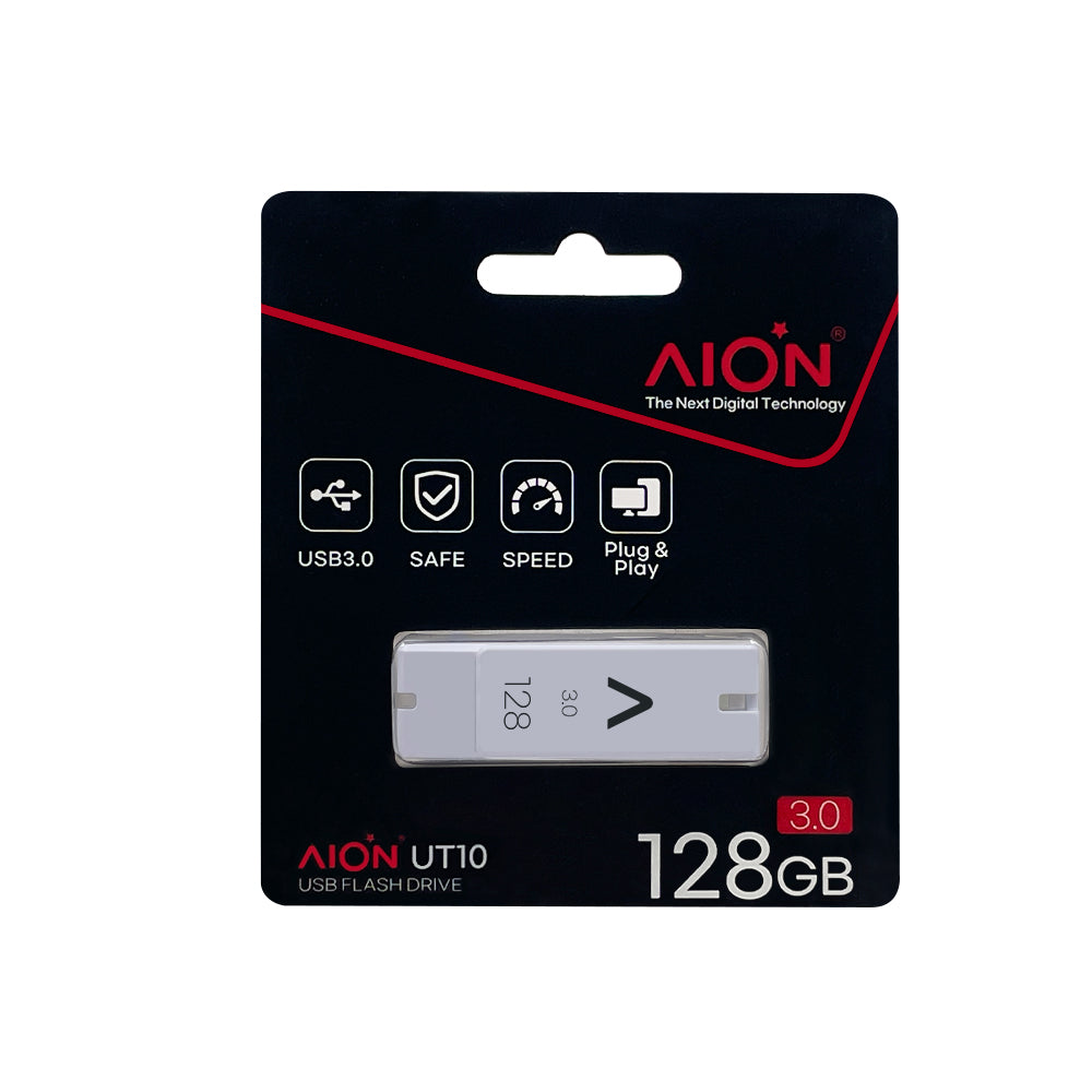MEMORIA USB UT10 AION 128GB 3.0 BLANCO PLASTICO