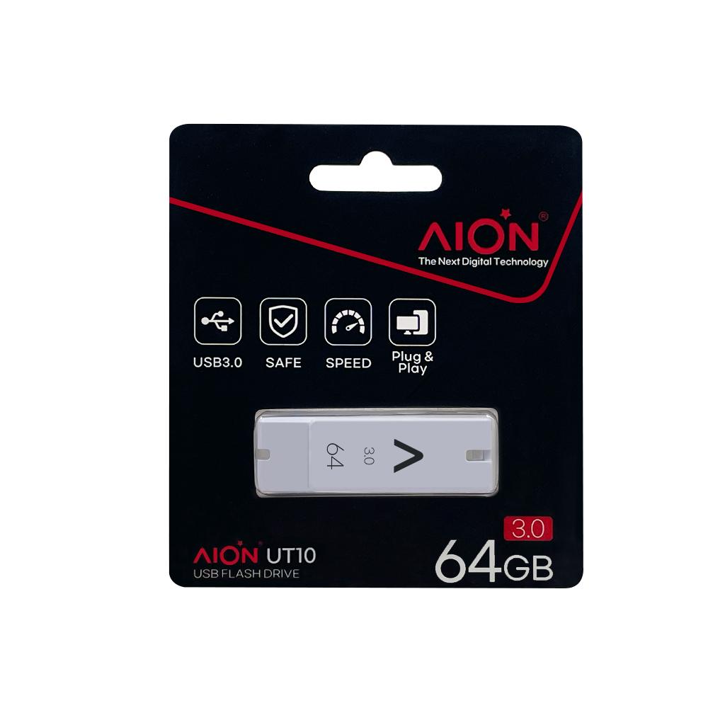 MEMORIA USB UT10 AION 64GB 3.0 BLANCO PLASTICO