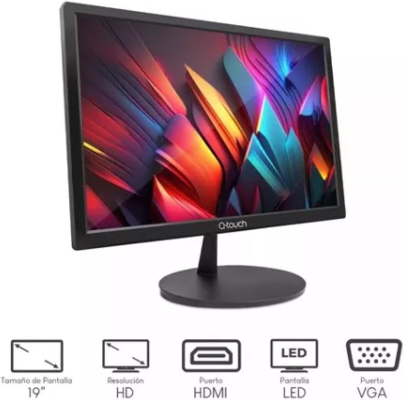 MONITOR Q-TOUCH LED 19" QT-1900 HDMI / VGA