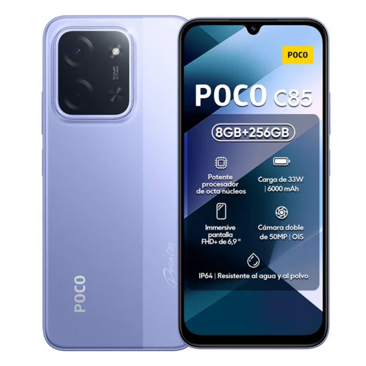 POCO C85 8GB RAM 256GB Morado