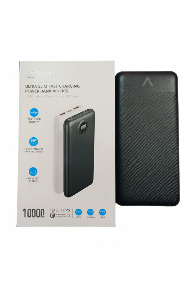 POWER BANK AION VP-1105 10000 mAh QUALCOMM