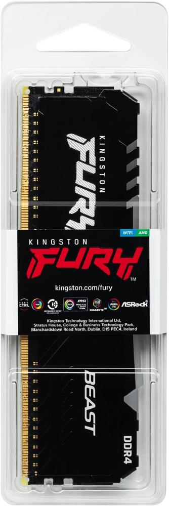 KINGSTON DDR4 8GB 3200MT/S FURY BEAST PC KF432C16BBA/8 RGB