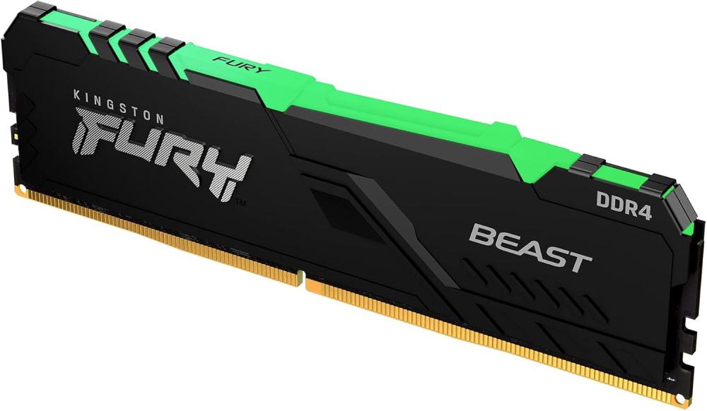 RAM DDR4 8GB 3200MT/S FURY BEAST BLACK PC KF432C16BB/8
