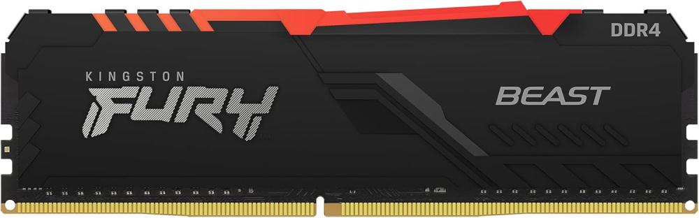 RAM DDR4 8GB 3200MT/S FURY BEAST BLACK PC KF432C16BB/8