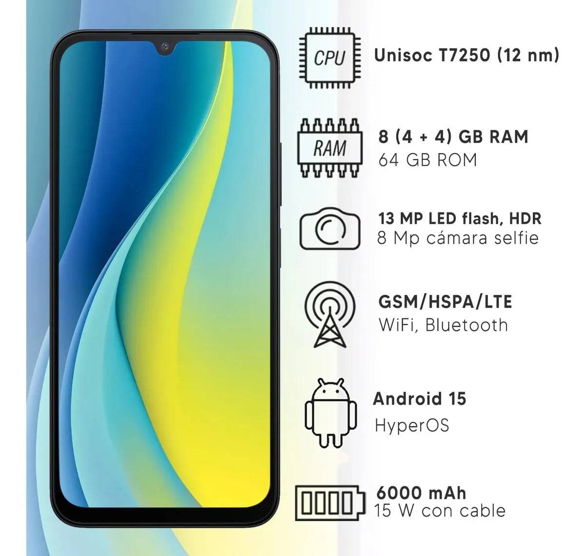 REDMI A7 PRO 4GB 64GB Azul Bruma