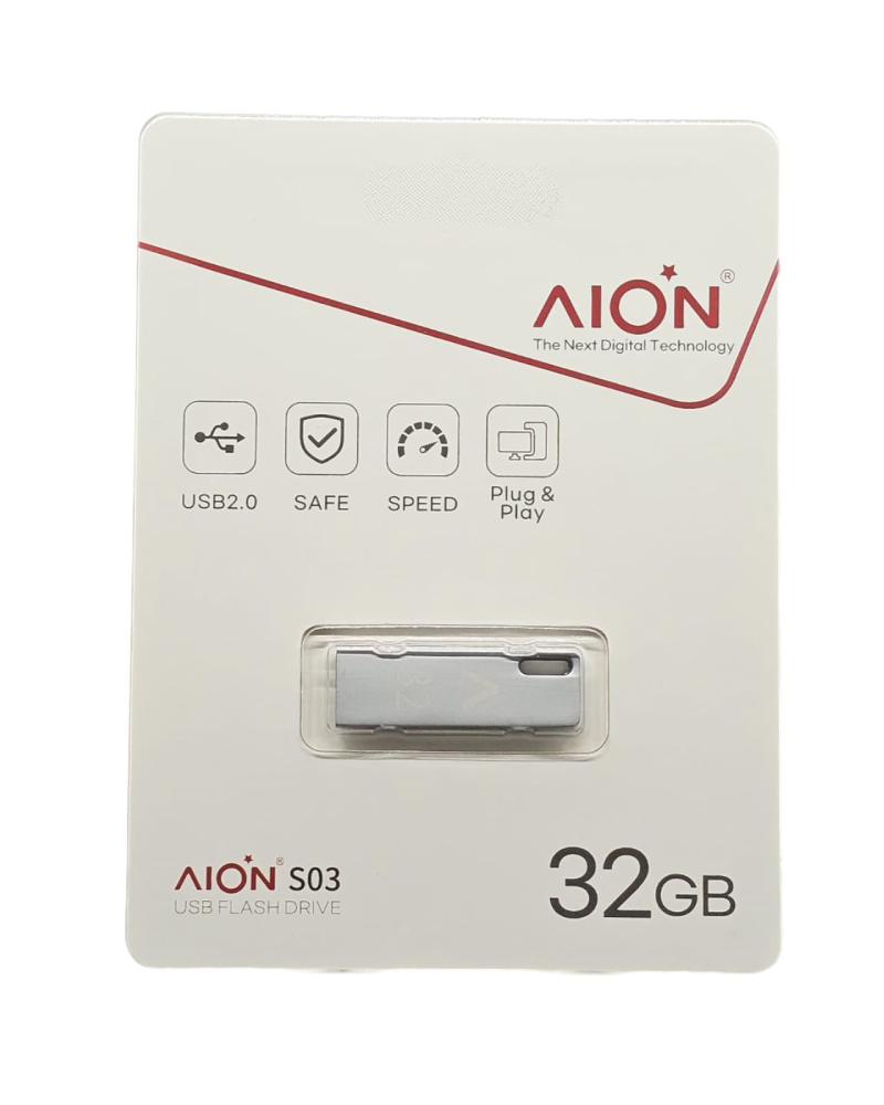 MEMORIA USB S03 AION 32GB 2.0 METAL