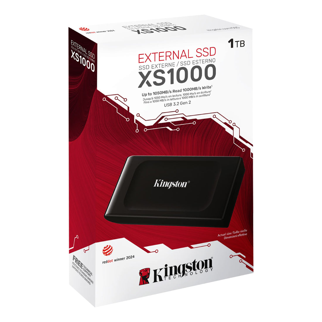 SSD ESTADO SOLIDO EXTERNO KINGSTON 1TB 1000 MBS XS1000