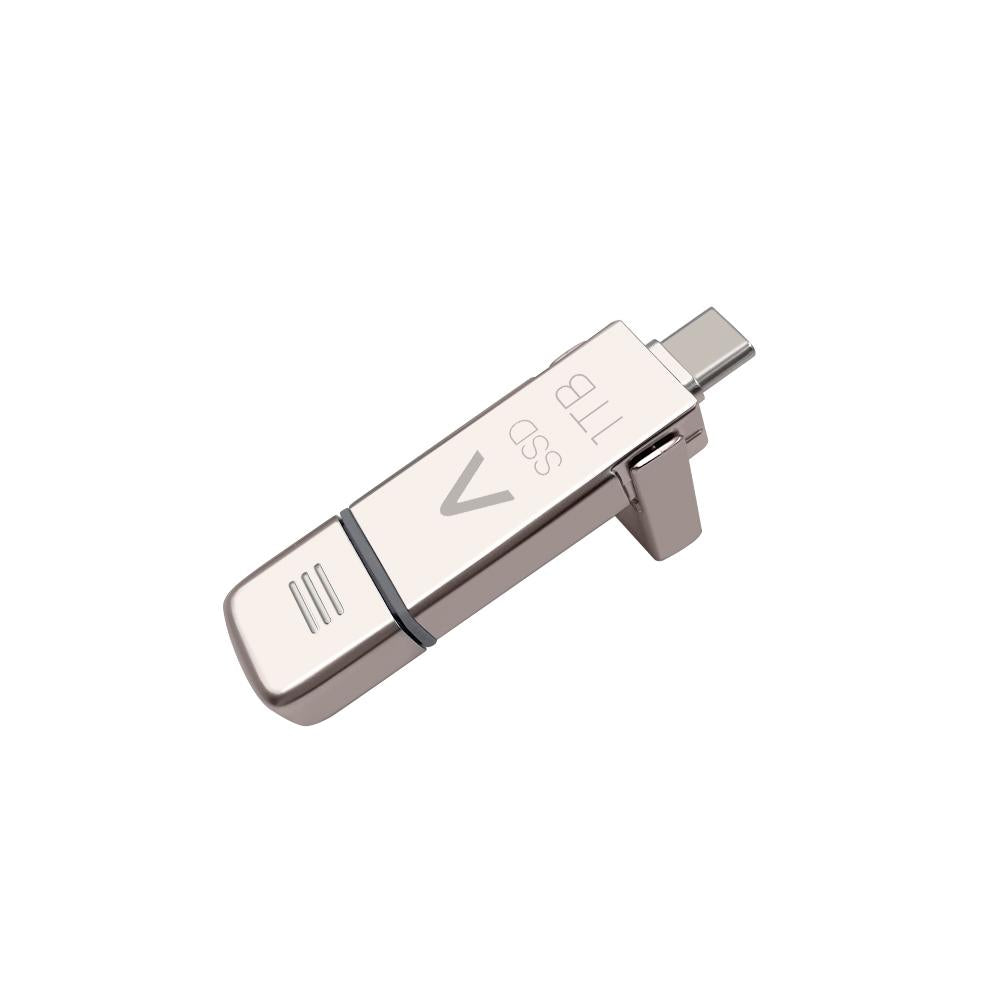 SSD MINI AION NBP1000 1TB     USB-C 500MB/S USB 3.0 PLATA