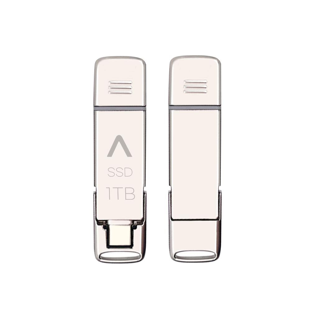 SSD MINI AION NBP1000 1TB     USB-C 500MB/S USB 3.0 PLATA