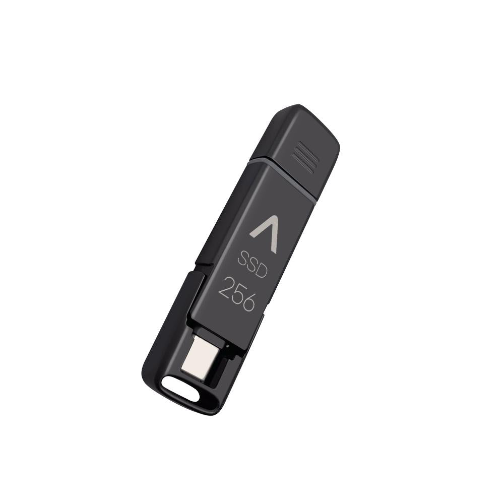 SSD MINI AION NBP1000 256GB USB-C 500MB/S USB 3.0 NEGRO