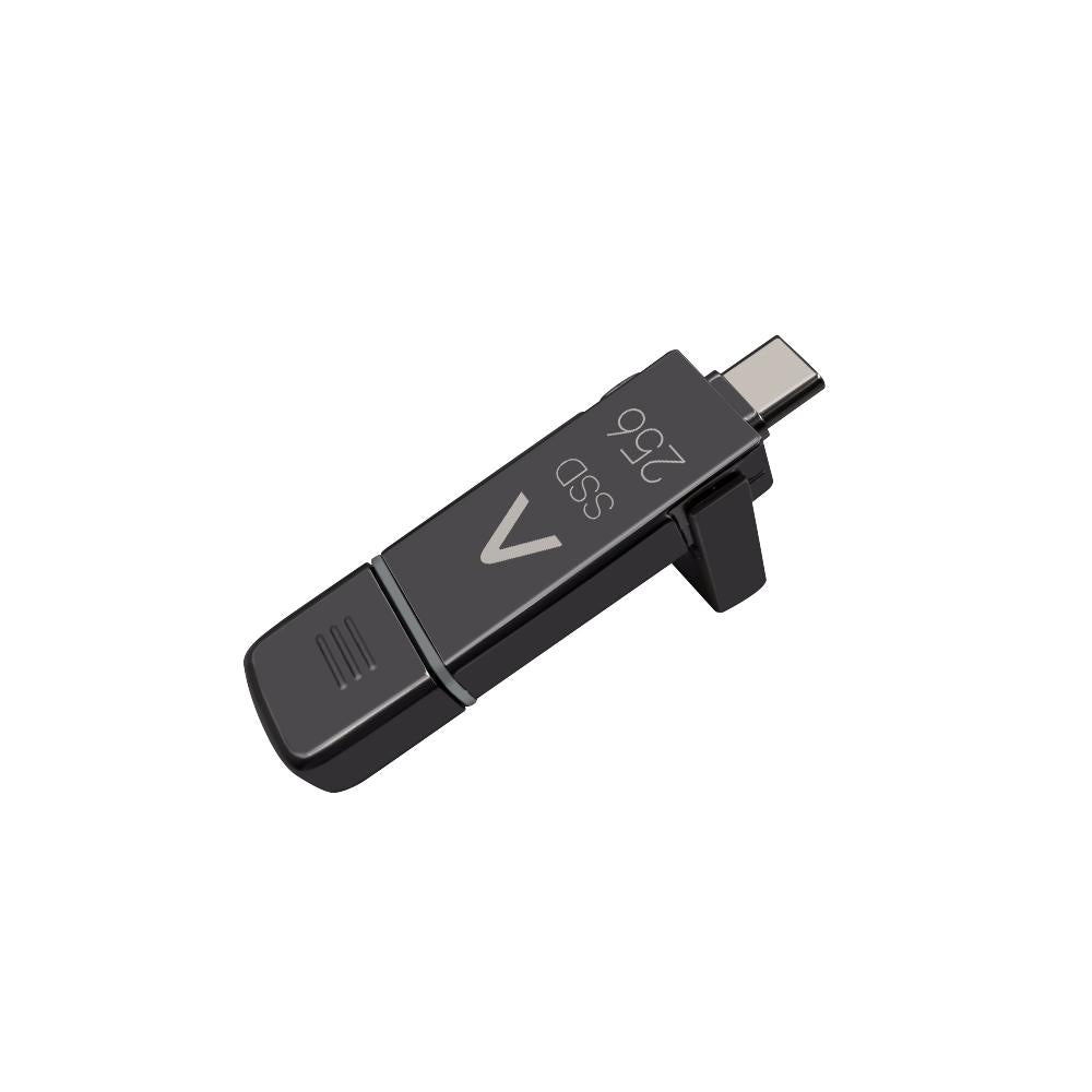 SSD MINI AION NBP1000 256GB USB-C 500MB/S USB 3.0 NEGRO