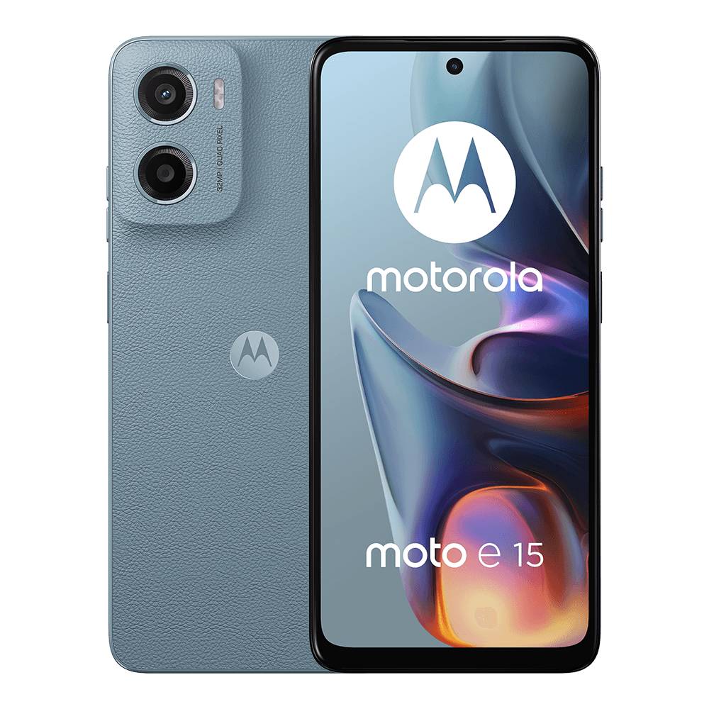 Teléfono MOTO E15 2GB 64GB Misty Blue