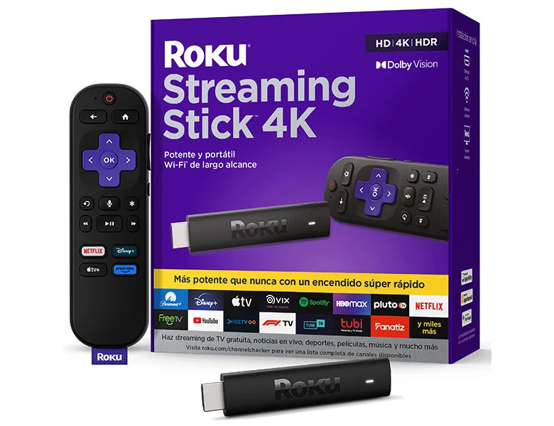 ROKU STREAMING STICK 4K HD/4K/HDR CON CONTROL