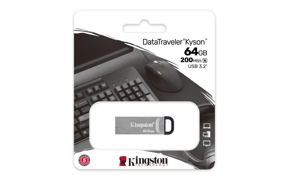 MEMORIA USB KINGSTON 64GB MOD. KYSON 3.2 200MBS