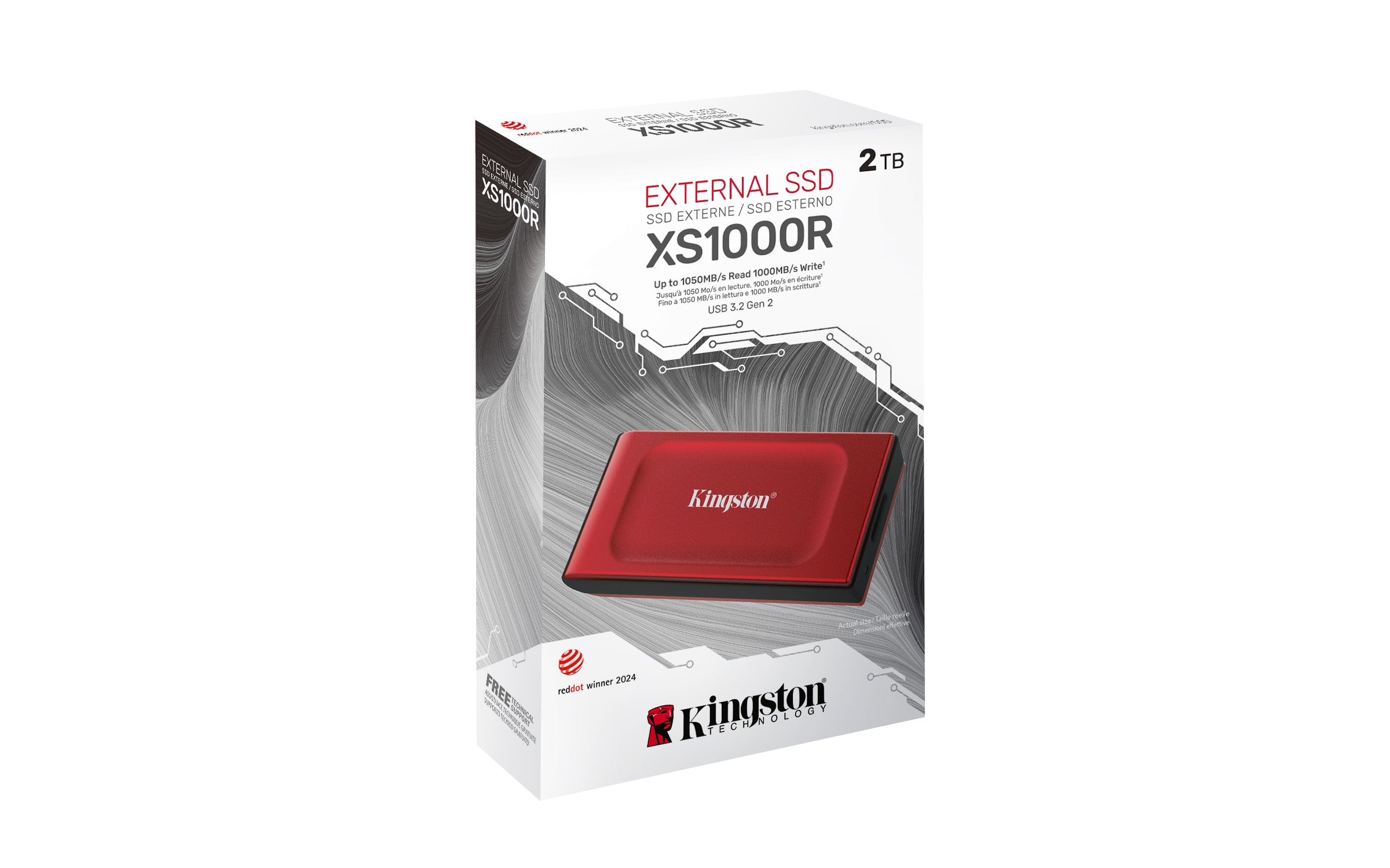 SSD ESTADO SOLIDO EXTERNO KINGSTON 1000 MBS XS1000