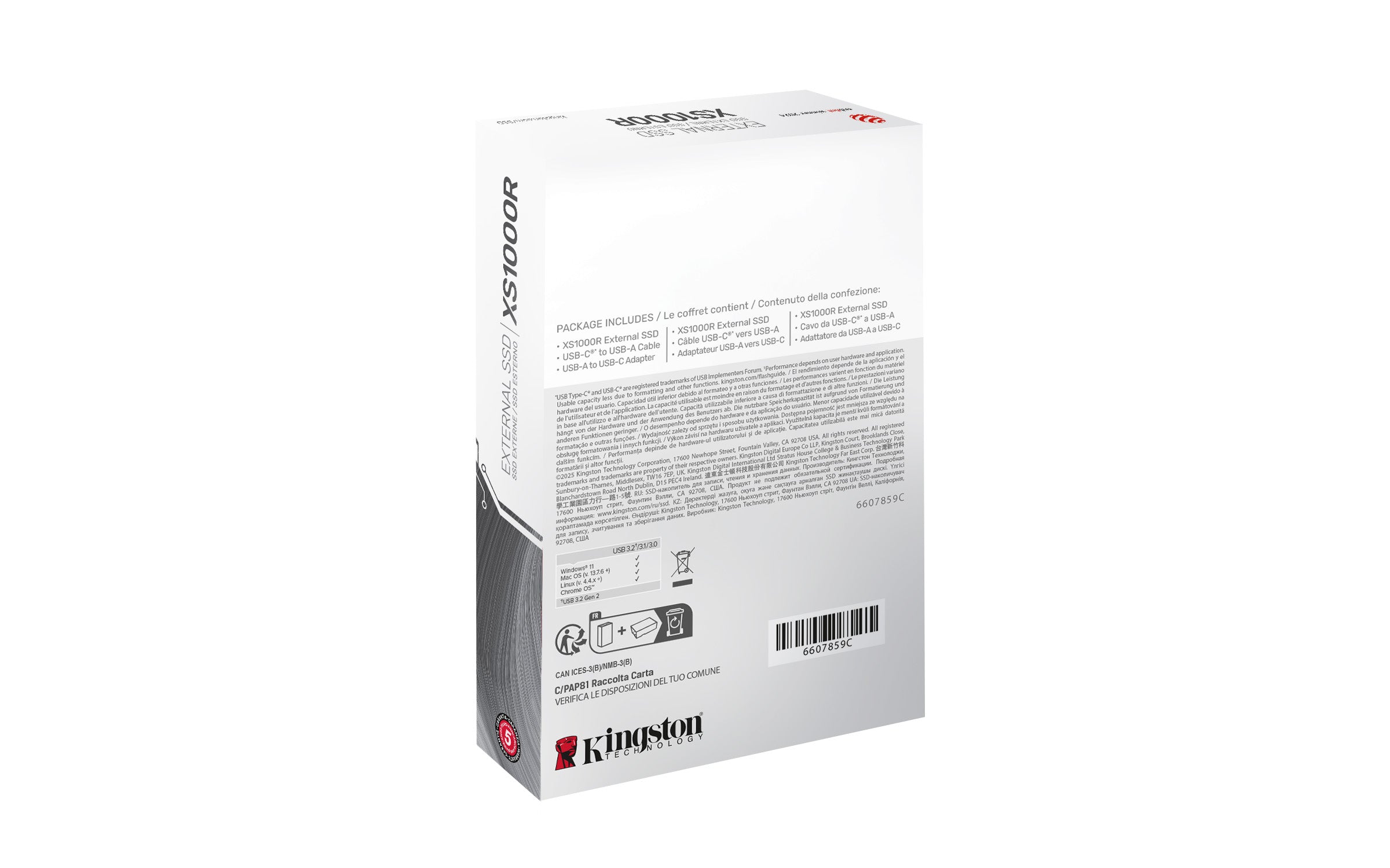 SSD ESTADO SOLIDO EXTERNO KINGSTON 1000 MBS XS1000