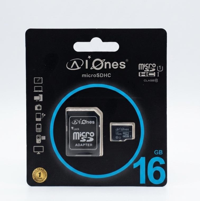 MEMORIA MICRO SD AIONES 16 GB CL10 C/ ADAPTADOR
