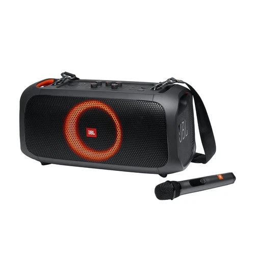 BOCINA JBL PARTYBOX ON-THE-GO ESSENTIAL CON MICROFONO